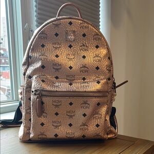 MCM Gold Backpack for Men